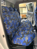 blue camo hilux rear bench seat