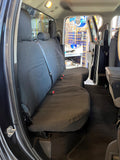 dodge ram 1500 express black canvas rear seat covers