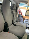 mitsubishi express van grey canvas seat covers