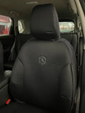 nissan xtrail t33 denim seat covers passenger close up
