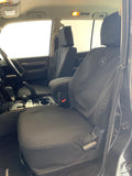 NX Pajero front canvas seat covers
