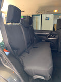 NX Pajero GLX middle row black canvas seat covers