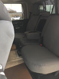 2017 dodge ram rear foam backed canvas seat covers