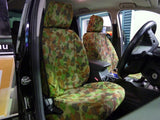 FORD RANGER PX3 MY21.25 XL & XLT SUPER CAB CANVAS SEAT COVERS - APPROX 11/2020 - 04/2022