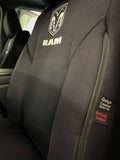 Dodge Ram 1500 DT limited passenger seat cover with RAMembroidery