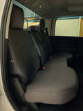 Dodge Ram seat covers rear bench charcoal denim