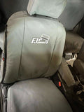 Fj cruiser canvas driver seat cover with embroidery
