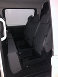hyundai staria crew van rear canvas seat covers with under seat storage