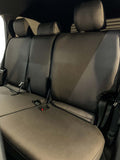 landcruiser 300 series gx gxl charcoal denim middle row seat covers