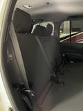 landcruiser 300 series sahara black foam canvas middle row seat covers