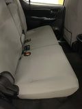 toyota fortuner close up of middle row seat covers