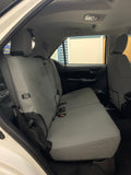 toyota fortuner middle row canvas seat covers