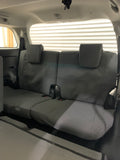 toyota fortuner third row canvas seat covers