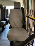 toyota hiace bus canvas seat covers with integrated seatbelt