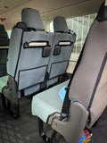 toyota hiace commuter bus canvas seat covers 2nd row backs