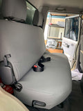 VDJ79 series GXL double cab rear bench canvas seat covers