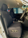 y62 patrol charcoal denim seat covers