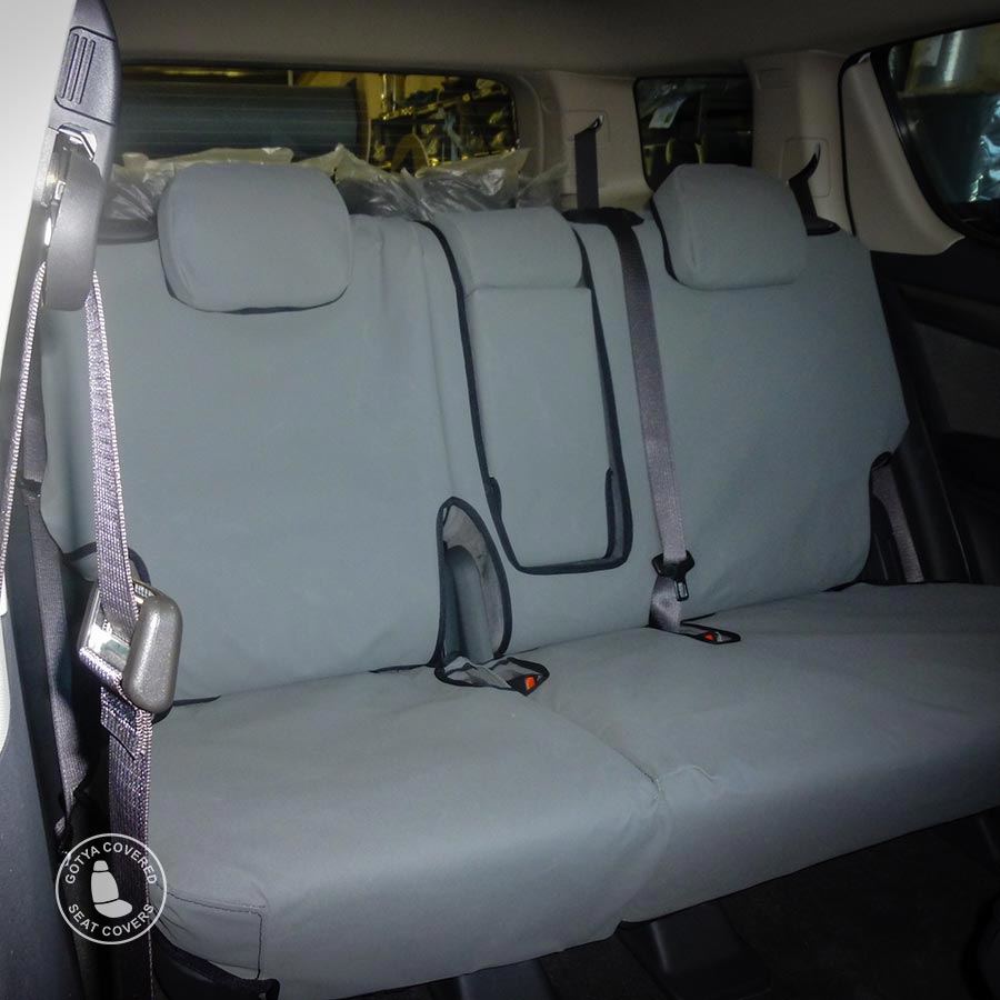 Canvas seat covers rear seats